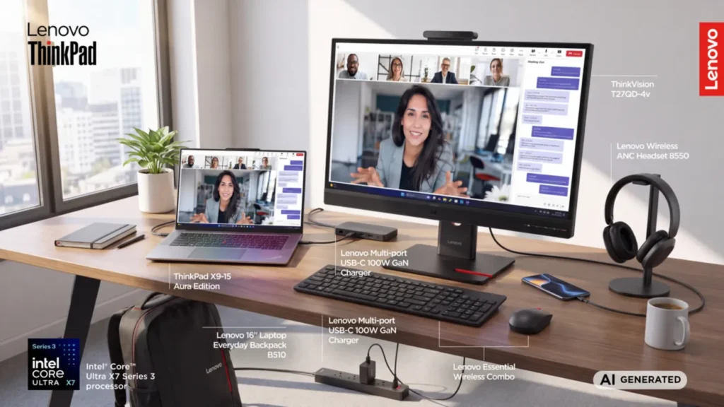 Viitorul muncii hibride: Cum răspunde ecosistemul Lenovo Think nevoii de soluții integrate la birou